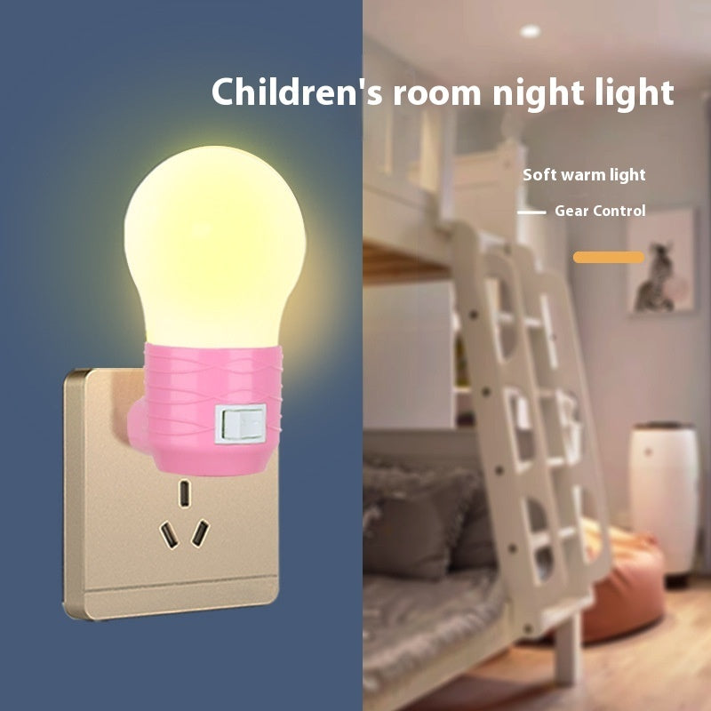 Plug-In Bedside Baby Night Feeding Energy-saving Lamp