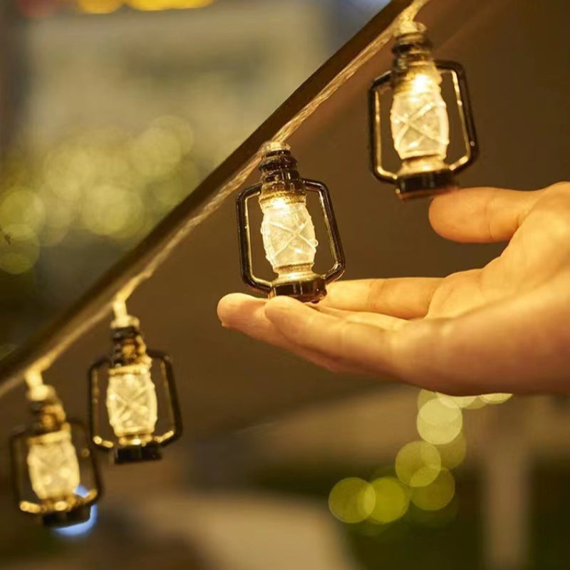 Camping Ambience Light LED Retro Kerosene Bottle Light