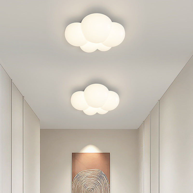 Full Spectrum Three-color Living Room Aisle Light Stylish And Personalized Cute Cloud Water Drop Shape Lamps