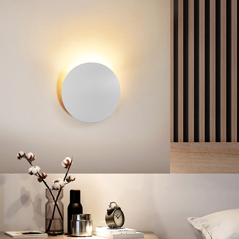 Simple Bedside Lamp Round Aisle Wall Lamp
