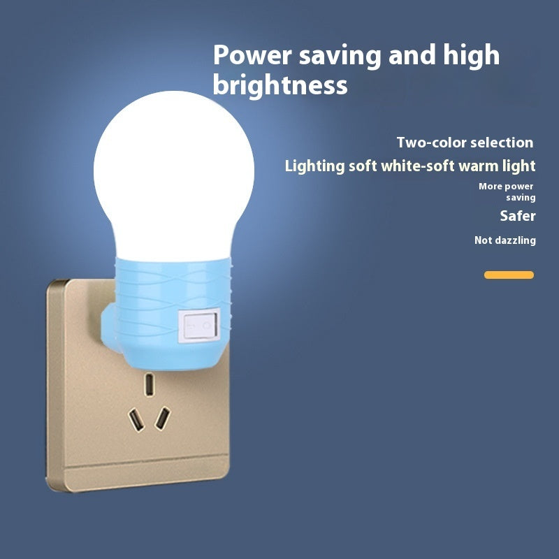 Plug-In Bedside Baby Night Feeding Energy-saving Lamp