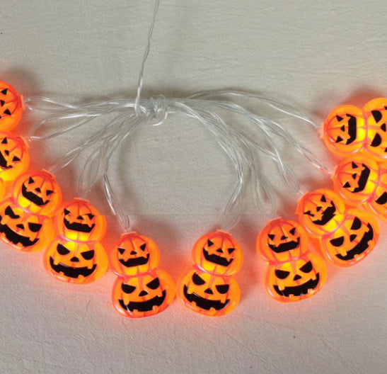 Wansheng Ghost Festival Atmosphere Festival LED Pumpkin Bat Decorative Lights