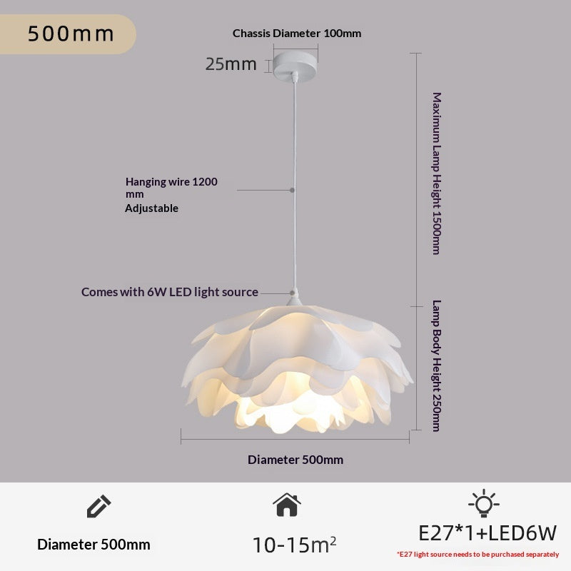 French Cream Style Bedroom Chandelier Modern Minimalist